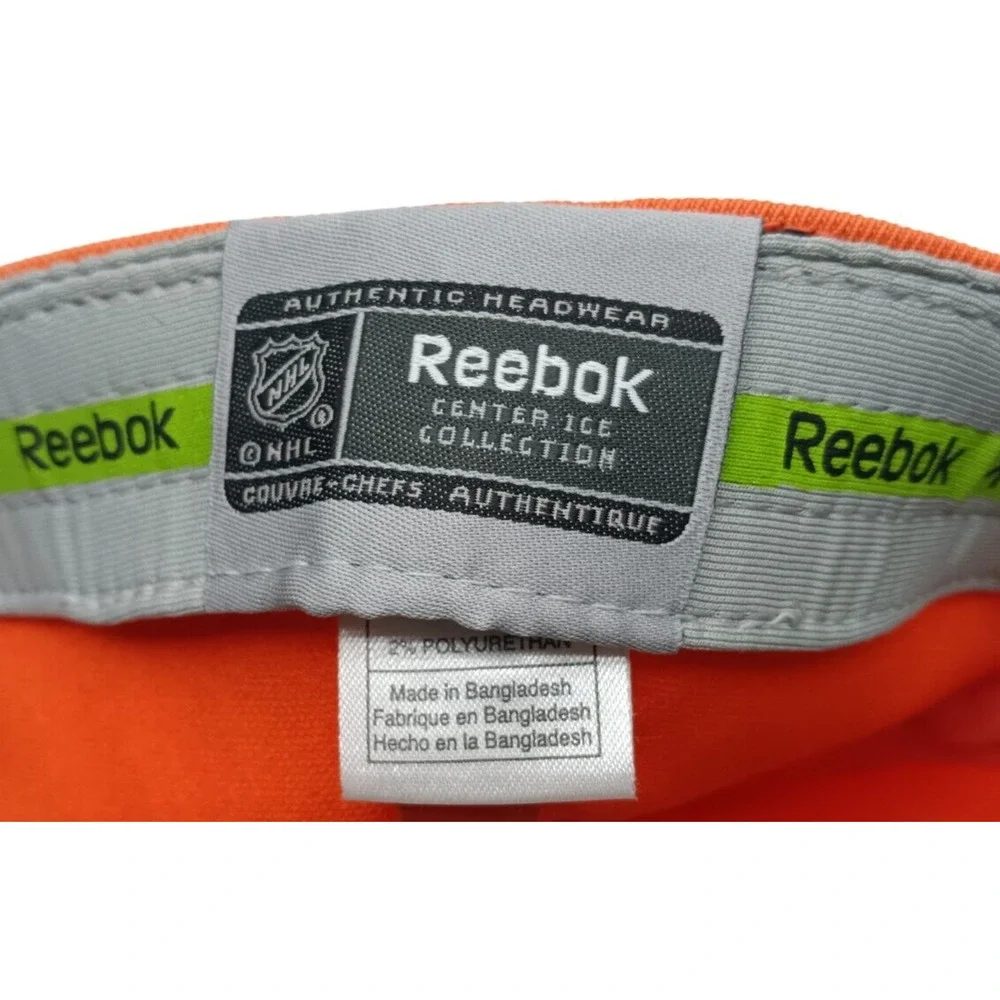 Philadelphia Flyer NHL Reebok Cap Hat Center Ice Collection Stretch FITMAX70 S/M